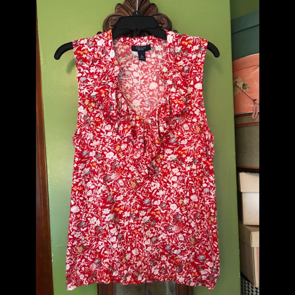 Chaps Sleeveless Top